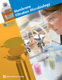 Membrane Filtration Microbiology