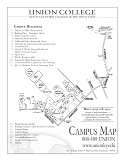 Campus Map - Union College