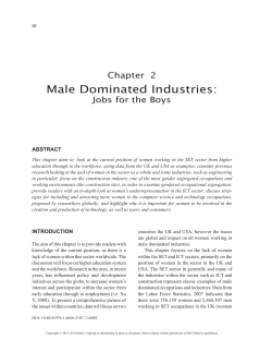 Male Dominated Industries: