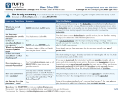 Direct Silver 2000 - Tufts Health Plan