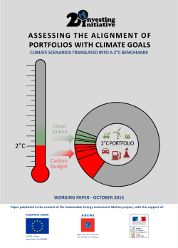 assessing the alignment of portfolios with climate goals