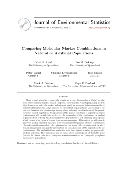Comparing Molecular Marker Combinations in Natural or