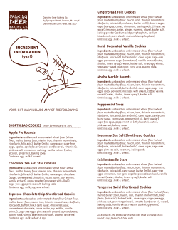 ingredient information
