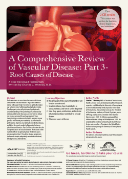 A Comprehensive Review of Vascular Disease