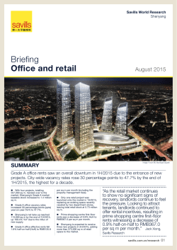 Briefing Office and retail