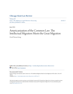 Americanization of the Common Law