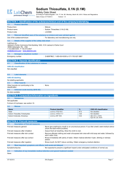 Sodium Thiosulfate, 0.1N