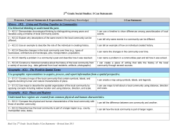 I Can Statements - Beal City Public Schools
