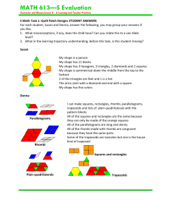 MATH 613&mdash;S Evaluation