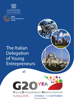 The Italian Delegation of Young Entrepreneurs