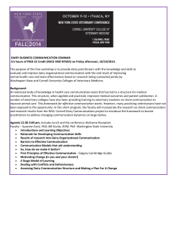 DAIRY BUSINESS COMMUNICATION SEMINAR 4.5 hours of FREE