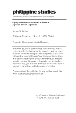 Print this article - Philippine Studies