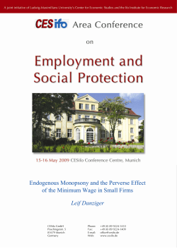 Endogenous Monopsony and the Perverse Effect of the Minimum