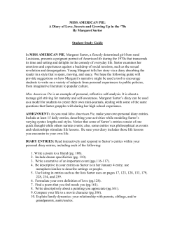 MISS AMERICAN PIE: A Diary of Love, Secrets and Growing Up in