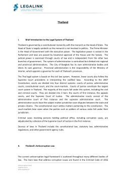 Thailand - Legalink