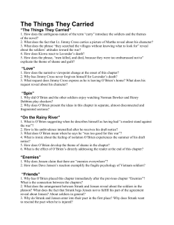 The Things They Carried