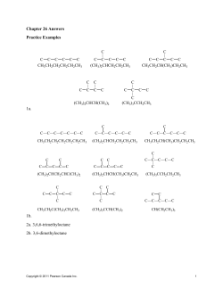Chapter 26 Answers Practice Examples 1a. 1b. 2a. 3,6,6
