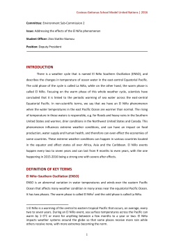 Costeas-Geitonas School Model United Nations | 2016