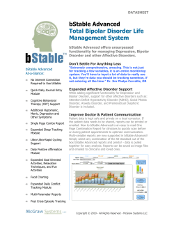 bStable Advanced Total Bipolar Disorder Life