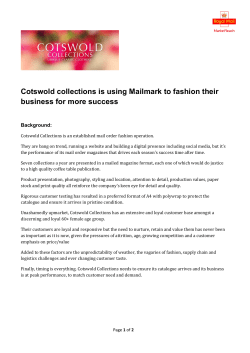 Mailmark and Cotswold Collections