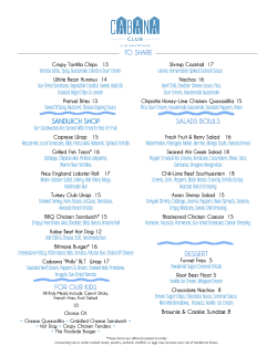 Tomato Salsa, Spicy Guacamole, Cilantro Sour Cream Lemon