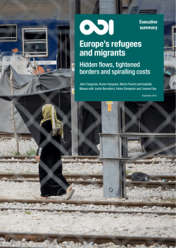 Europe`s refugees and migrants: Executive summary