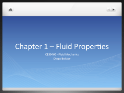 Chapter 1 &ndash; Fluid Proper2es