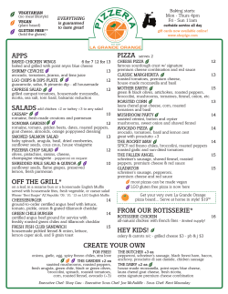 La Grande Orange Pizzeria