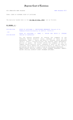 State v. Eberhardt - The Louisiana Supreme Court