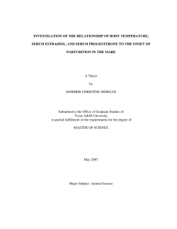 INVESTIGATION OF THE RELATIONSHIP OF BODY