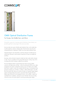OMX Optical Distribution Frame