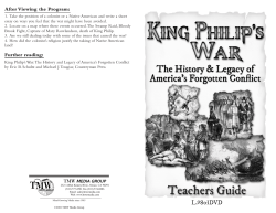 L9803DVD-King Philip`s War-T Guide