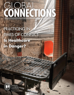 PRACTICING IN TIMES OF CONFLICT: Is Healthcare in Danger?