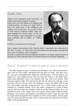 Emile Zola - Ancient Golf