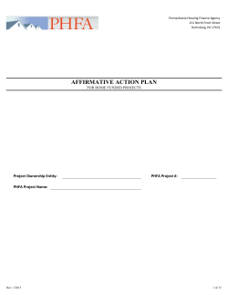 affirmative action plan