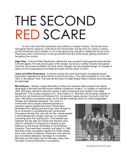 2nd Red Scare - Social Studies Help
