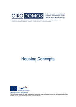 Housing Concepts