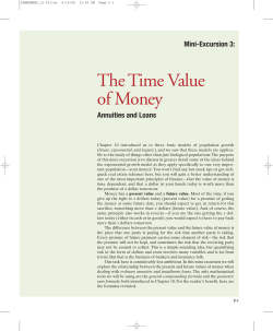 The Time Value of Money - Pearson Higher Education