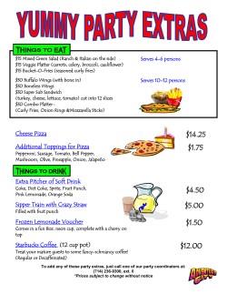 party extras information