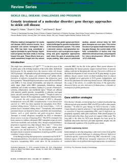 Genetic treatment of a molecular disorder: gene therapy approaches