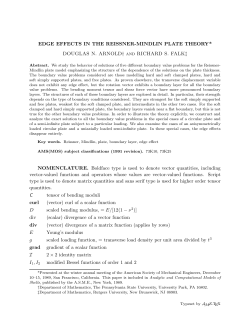 EDGE EFFECTS IN THE REISSNER