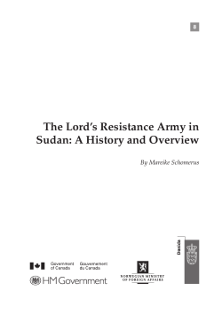 The Lord`s Resistance Army in Sudan