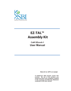 EZ-TAL&trade; Assembly Kit