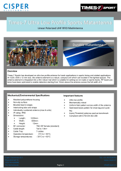 Times-7 Ultra Low Profile Sports Matantenna