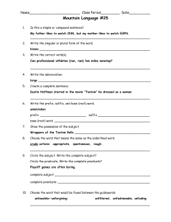 File - Language Arts 6