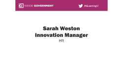 Sarah Weston - Inside Government