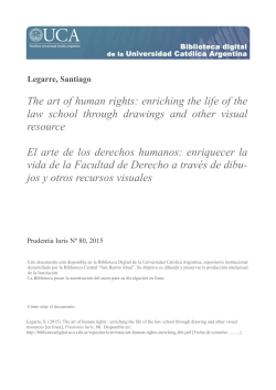 Legarre, Santiago The art of human rights: enriching the life of the