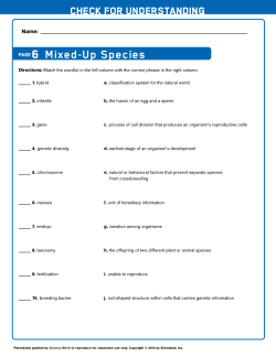 PAGE 6 Mixed-Up Species