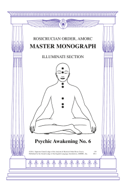 master monograph