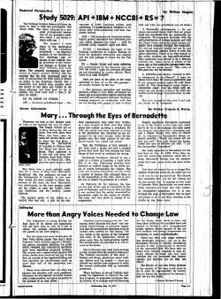 Mary... Through the Eyes of Bernadet^ More than Angry Voices